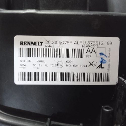 Farol Diant Le Renault Sandero 20/... Recuperada Original - Imagem 7